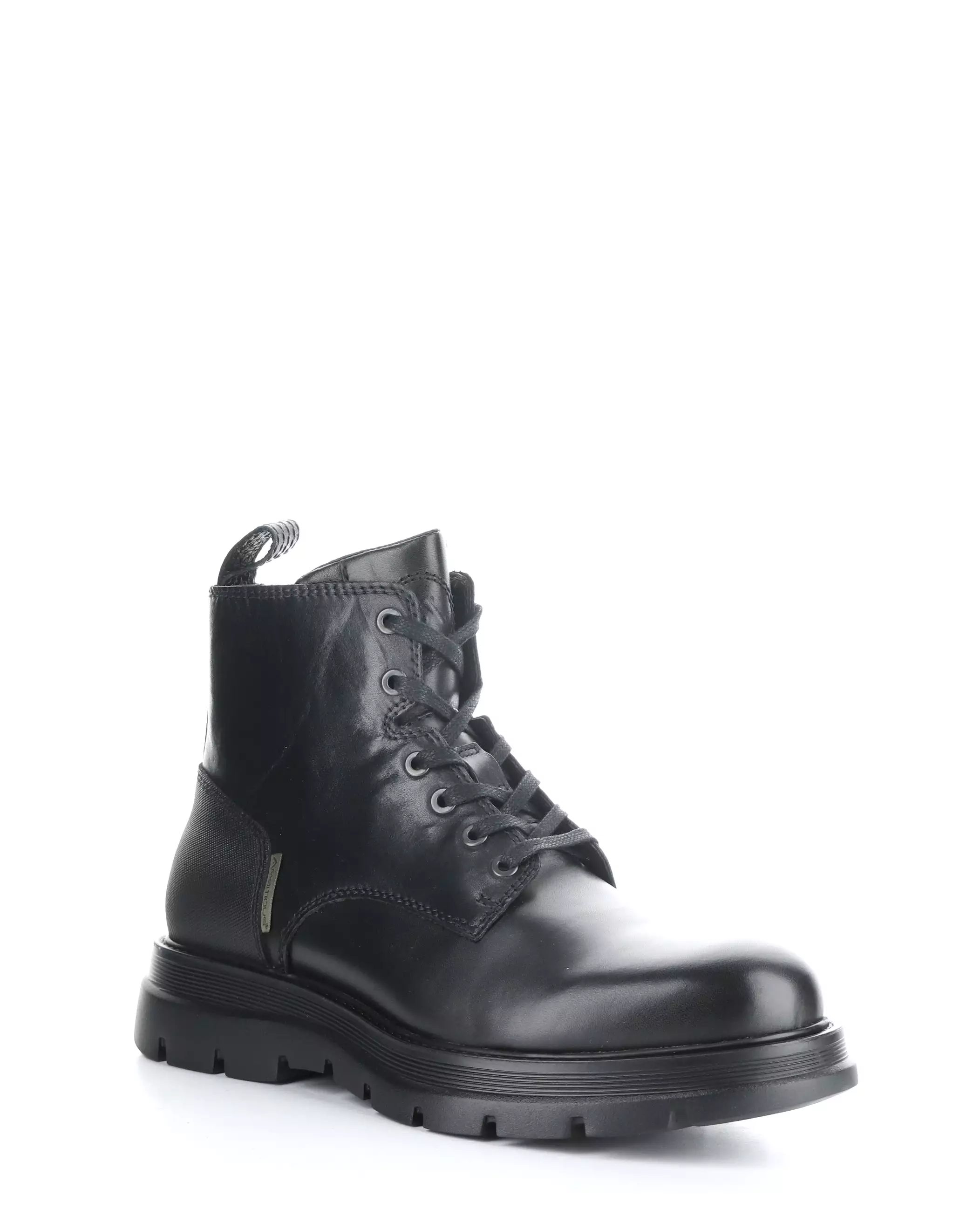 11759 BLACK Round Toe Boots