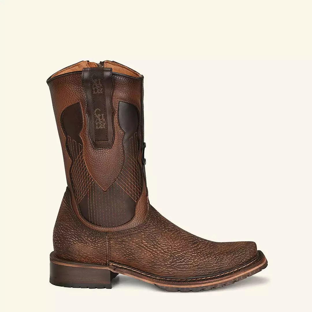 1J2NTI - Cuadra tobacco casual cowboy shark boots for men