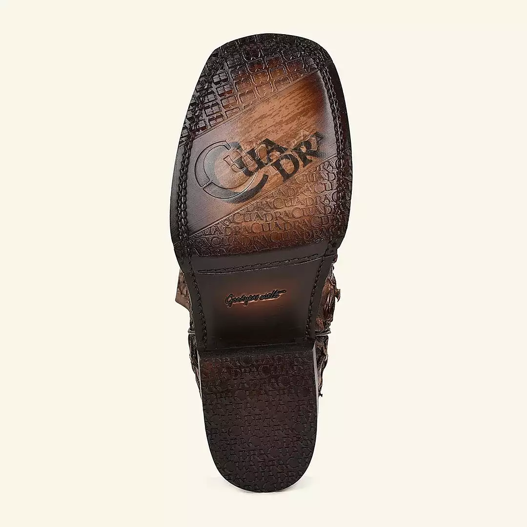 4L04PI - Cuadra honey cowboy rodeo pirarucu skin boots for men