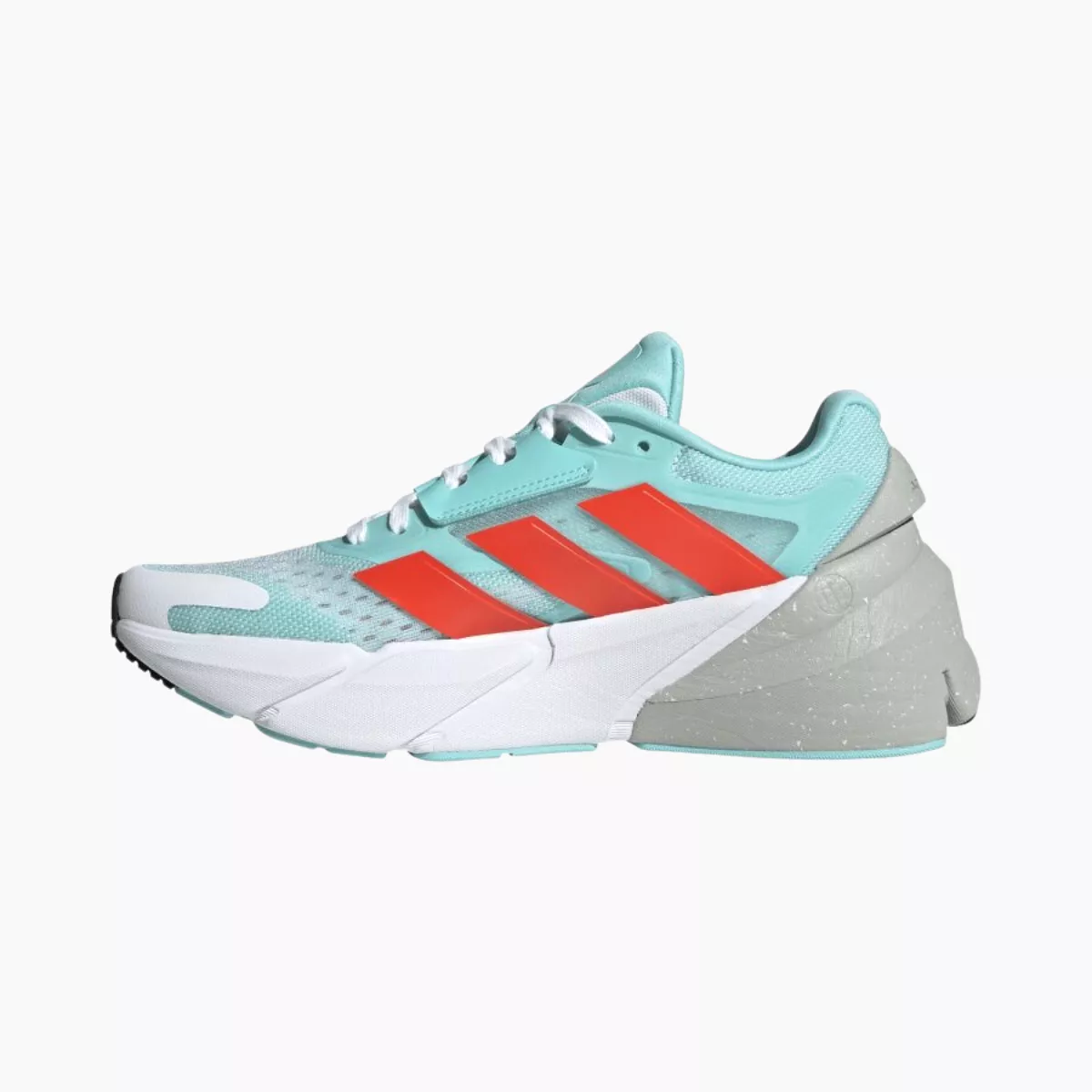 Adidas Adistar 2.0 Women's Running Shoes -Cloud White/Solar Red/Flash Aqua