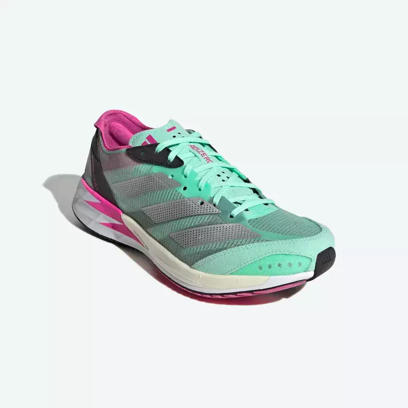 Adidas Adizero Adios 7 Women Running Shoes - Pulse Mint/Silver Metallic/Core Black