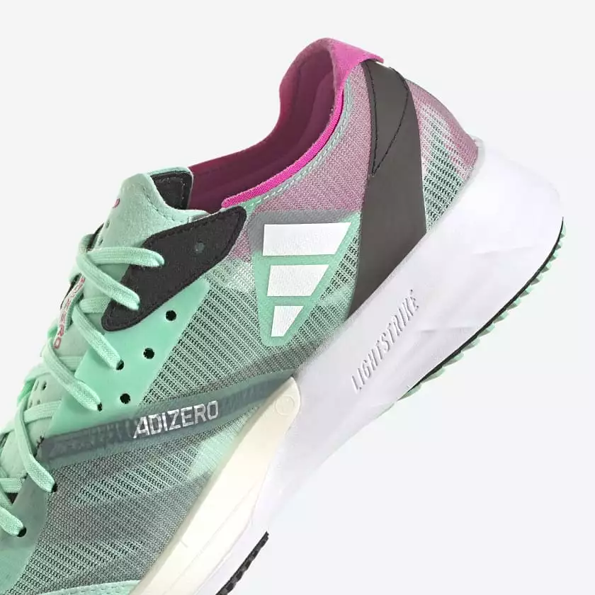 Adidas Adizero Adios 7 Women Running Shoes - Pulse Mint/Silver Metallic/Core Black