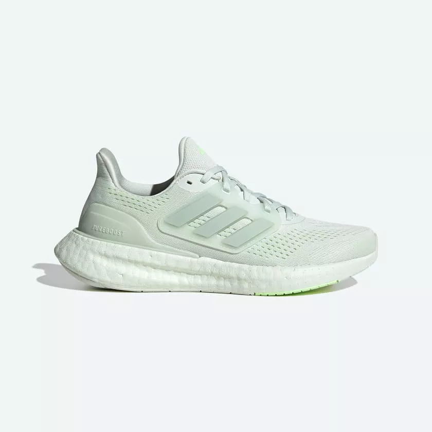 ADIDAS WOMEN'S PUREBOOST 23 GREEN SHOES