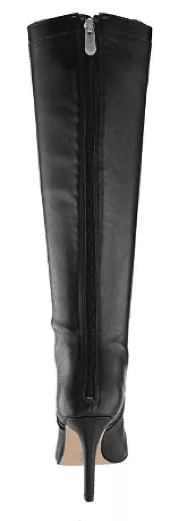 ADRIENNE VITTADINI Women's •Nalani• Tall Boot 9M Black Nappa Leather