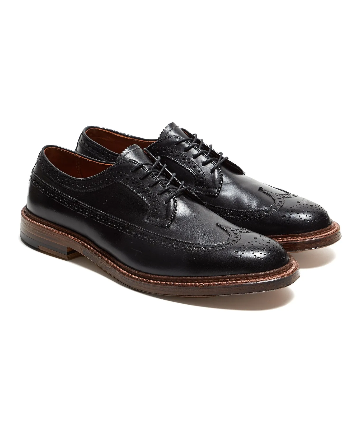 Alden Longwing Blucher In Black Exclusive