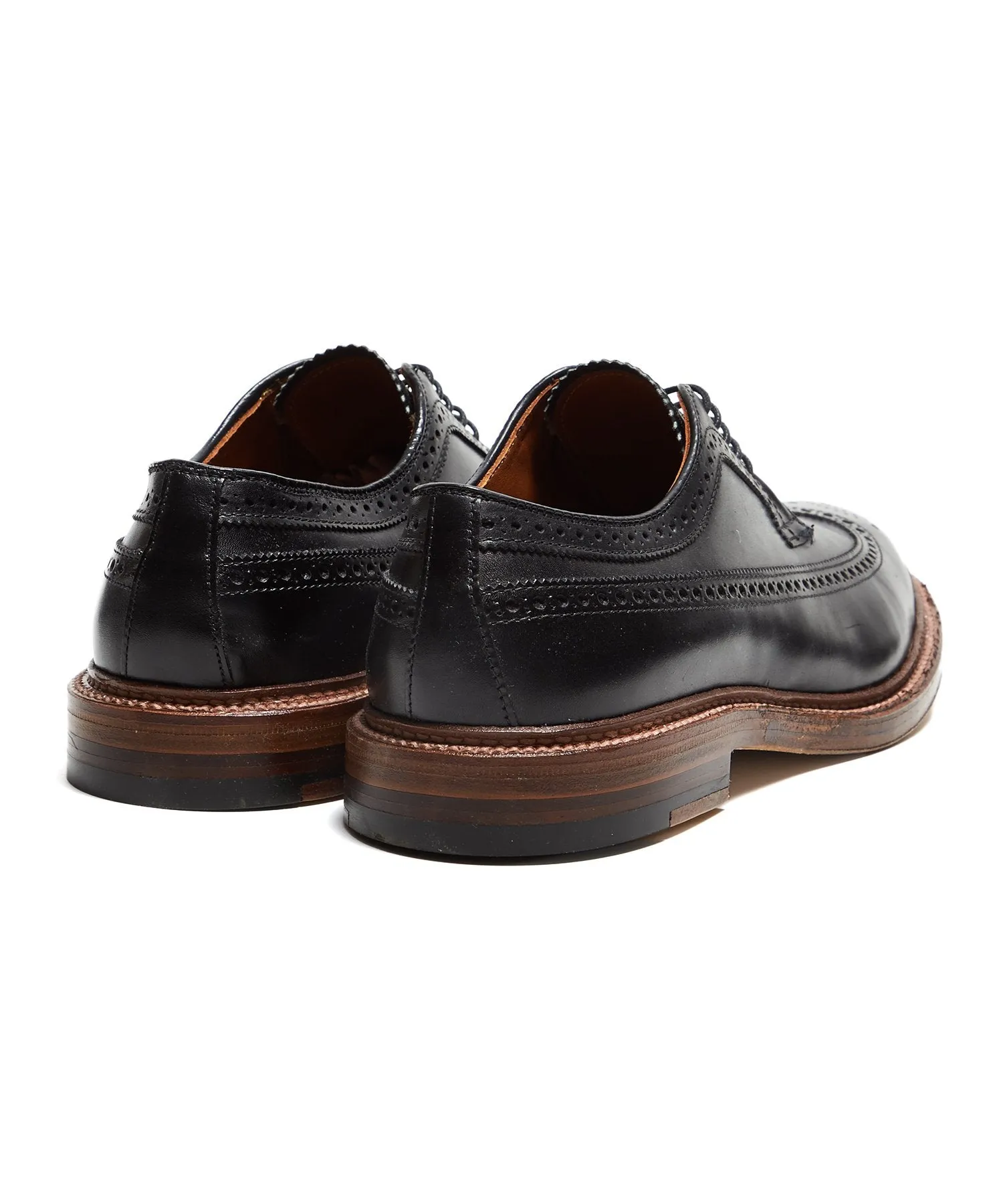 Alden Longwing Blucher In Black Exclusive