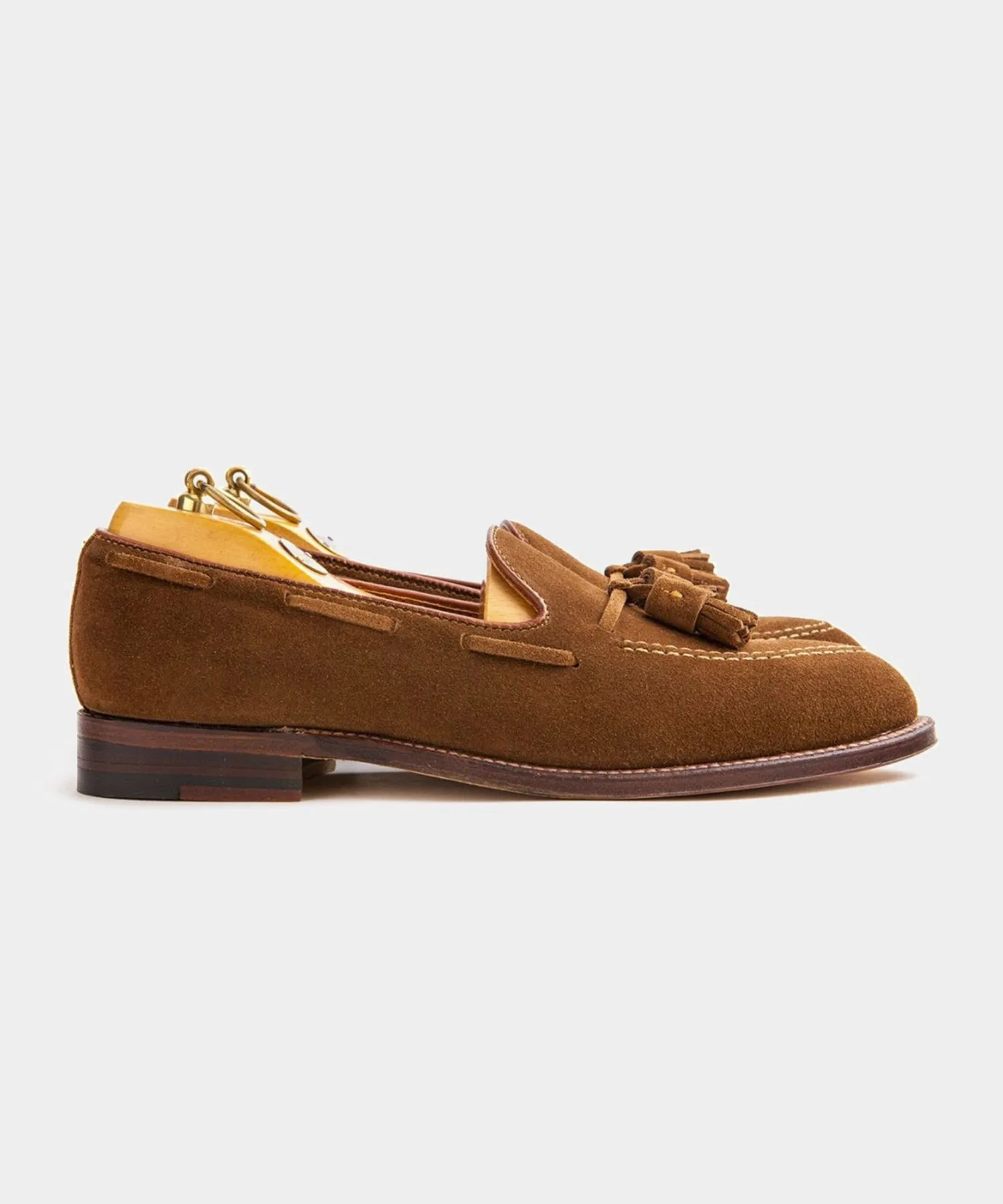 Alden Snuff Suede Tassel Loafer