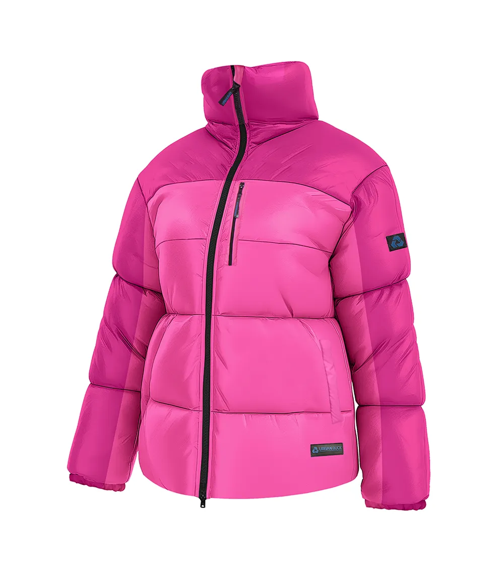 Ashley Pink Puffer Jacket 