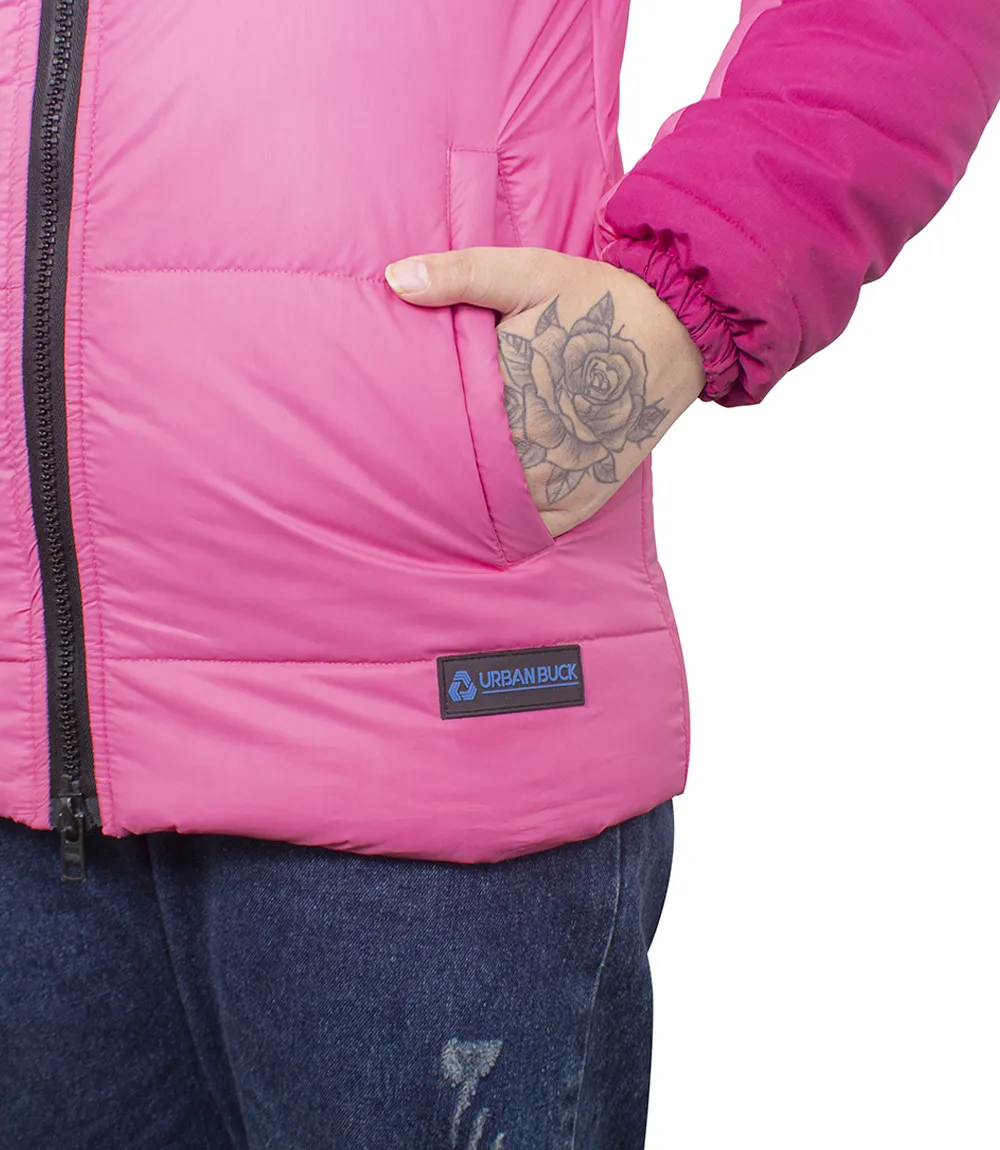 Ashley Pink Puffer Jacket 