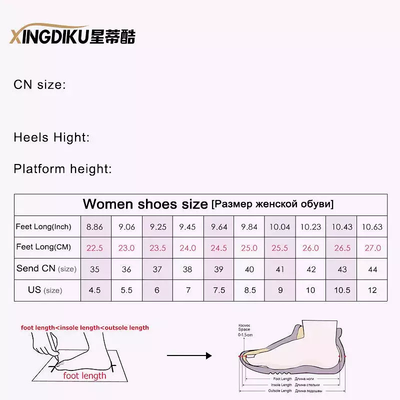 Ashore Shop Thick Bottom Slope Heel Fashion Women's Shoes Running Shoes