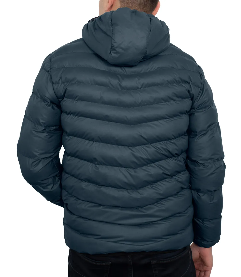 Austin Puffer Jacket Navy with Hood