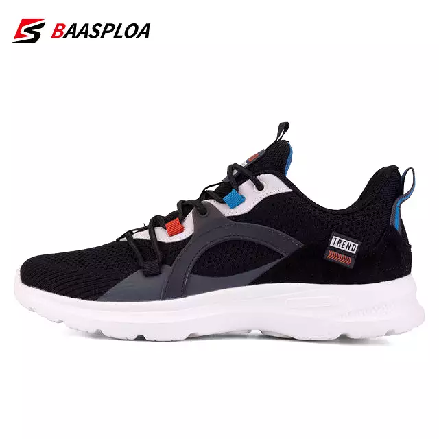 Baasploa 2022 New Men Sport Sneaker Lightweight Knit Walking Shoes