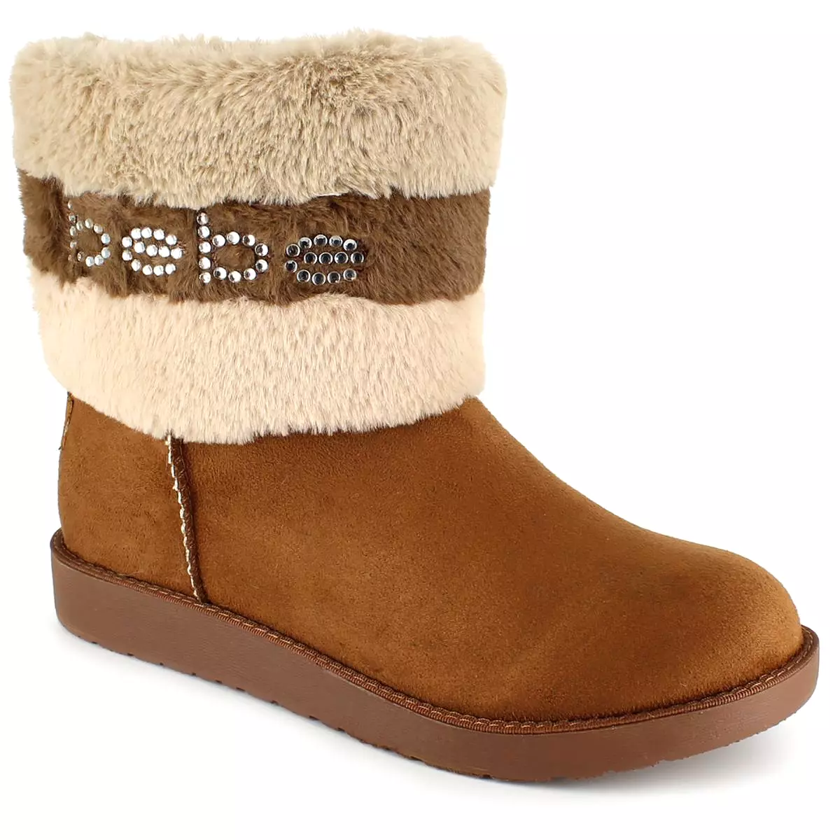 Bebe Womens Laverne Faux Fur Cold Weather Shearling Boots