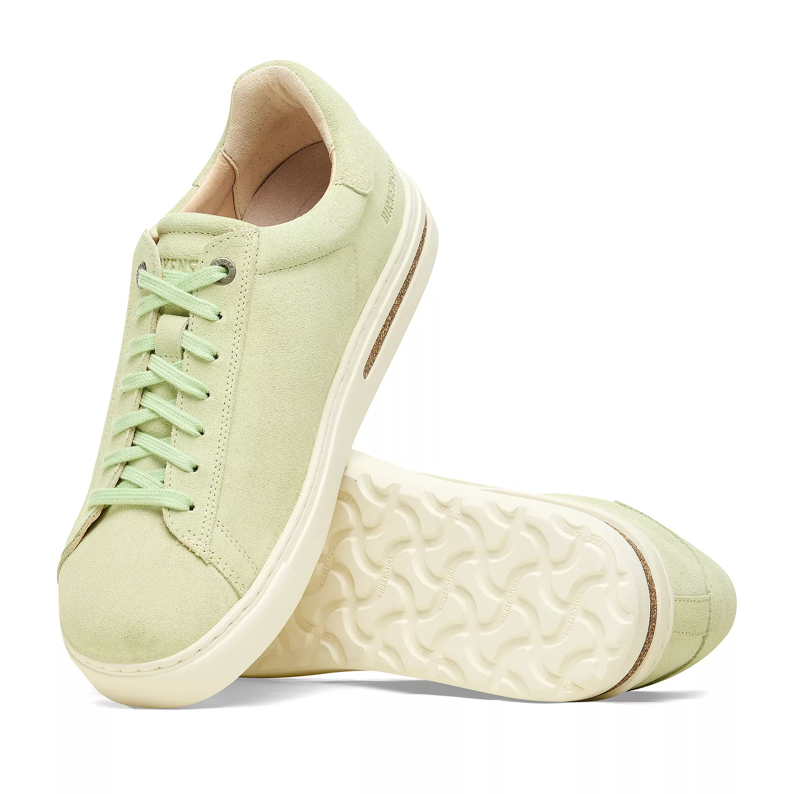 Birkenstock Bend Narrow Sneaker (Women) - Faded Lime Suede