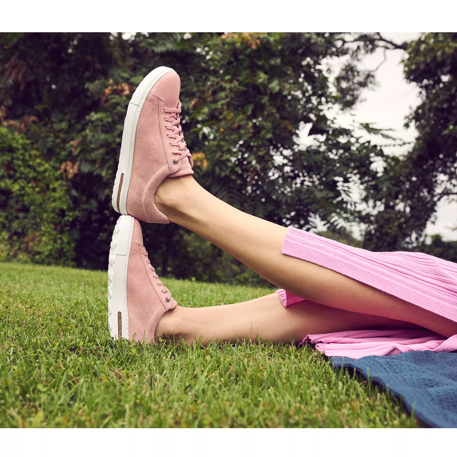 Birkenstock Bend Narrow Sneaker (Women) - Pink Clay Suede