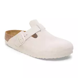 'Birkenstock' Women's Boston Soft Footbed Clog - Antique White