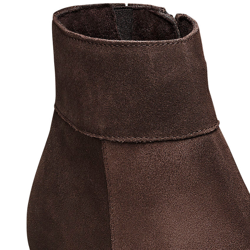 'Birkenstock' Women's Ebba Suede Leather Ankle Boot - Roast