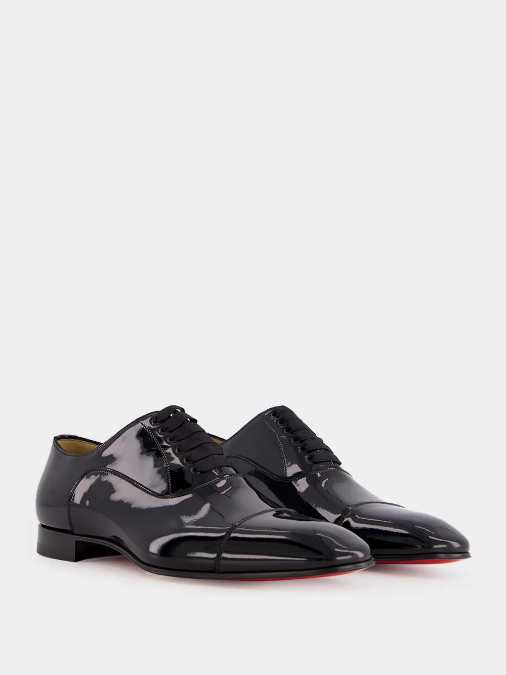 Black Greggo Patent Oxfords