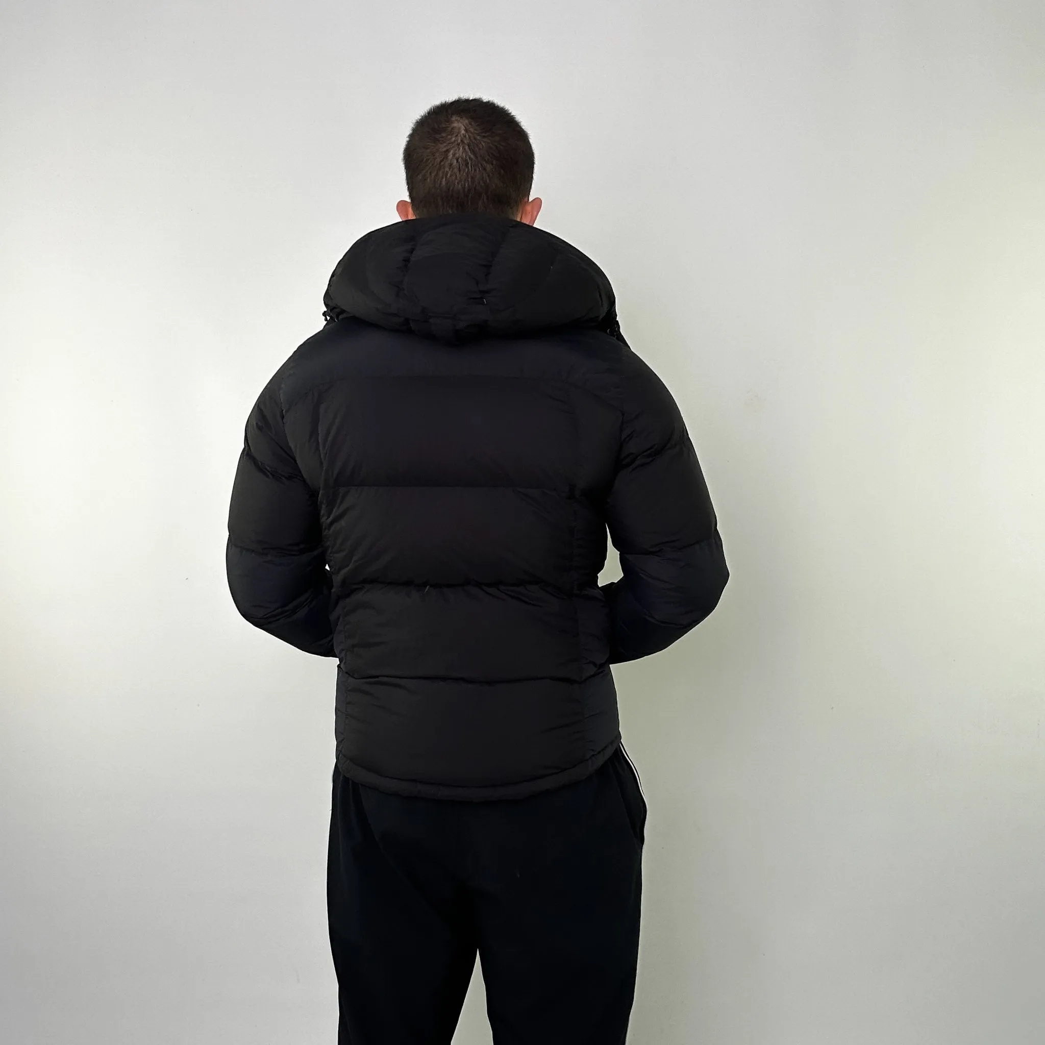 Black y2ks Mont Bell Puffer Jacket Coat (M)