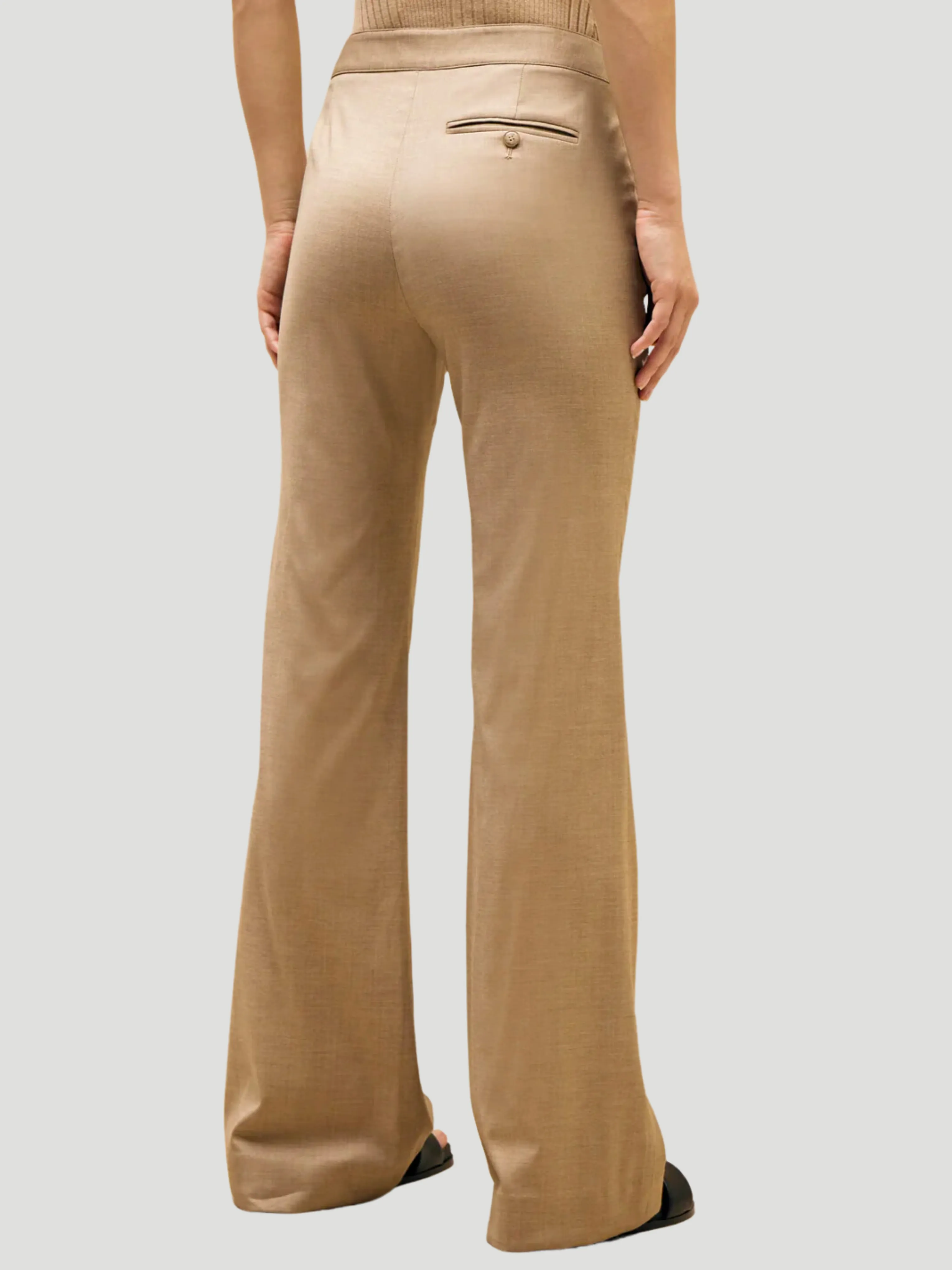 Bowie Wool Wide Leg Pant