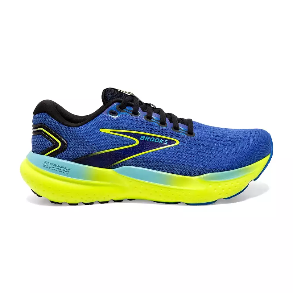 Brooks Glycerin 21 Men's Running Shoes SS24 Blue/Nightlife/Black