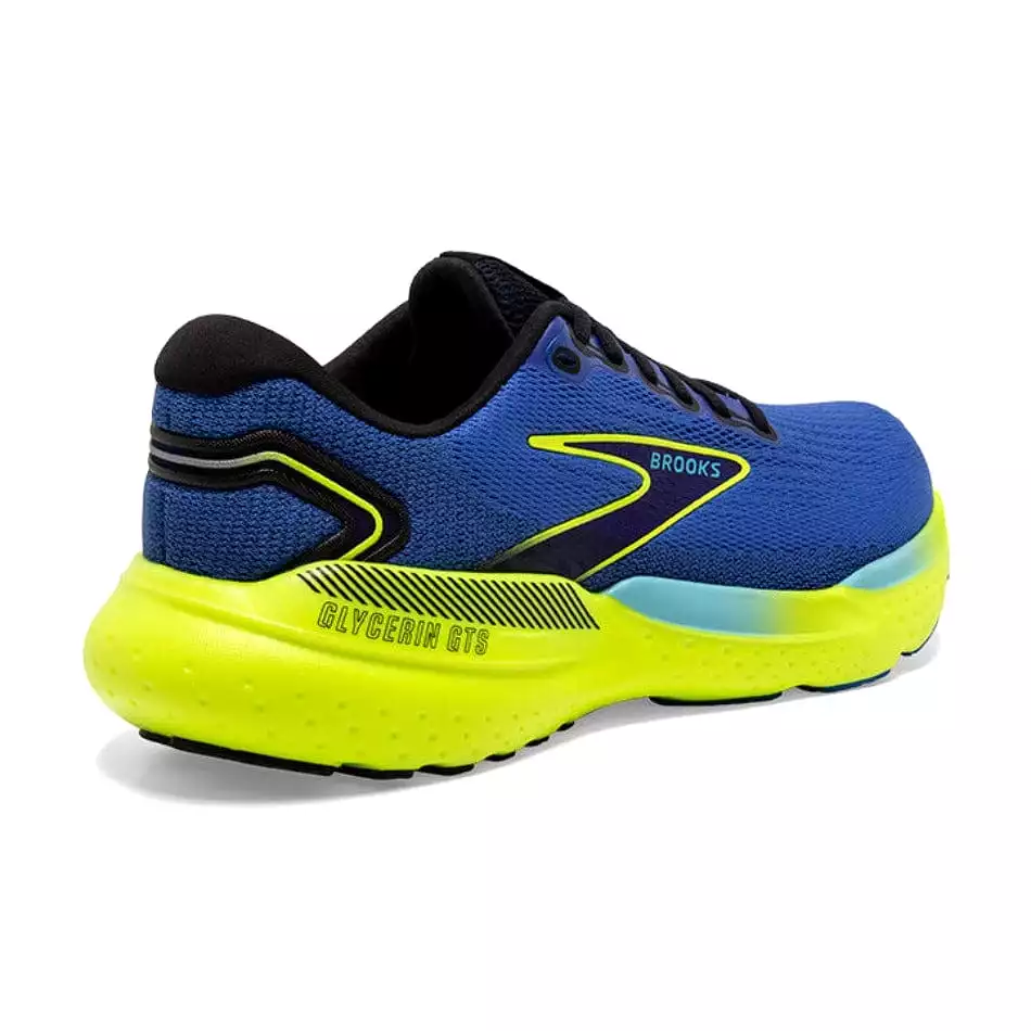 Brooks Glycerin GTS 21 Men's Running Shoes SS24 Blue/Nightlife/Black