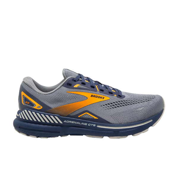 Brooks Men's Adrenaline GTS 23 Grey/Blue/Orange