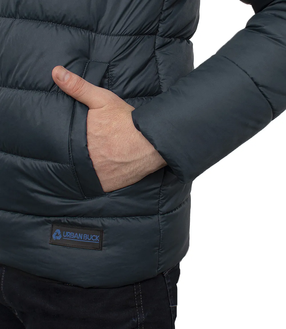 Bryce Navy Puffer Jacket Men's