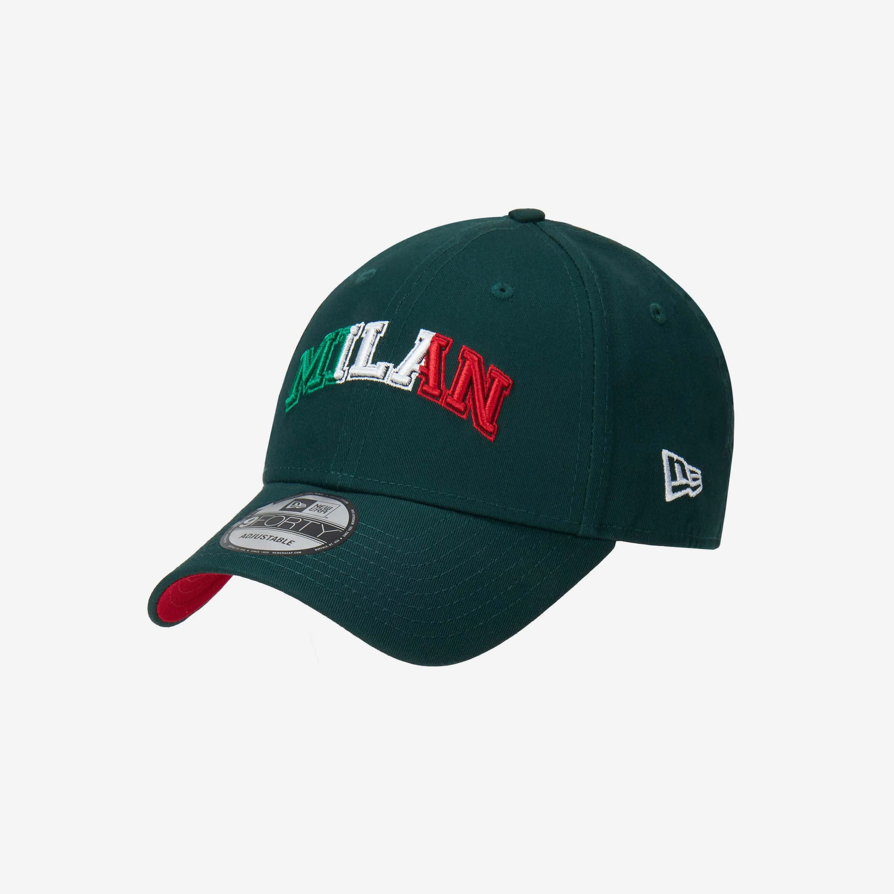 CAPPELLINO 9FORTY NEW ERA X AC MILAN CON BANDIERA ITALIANA