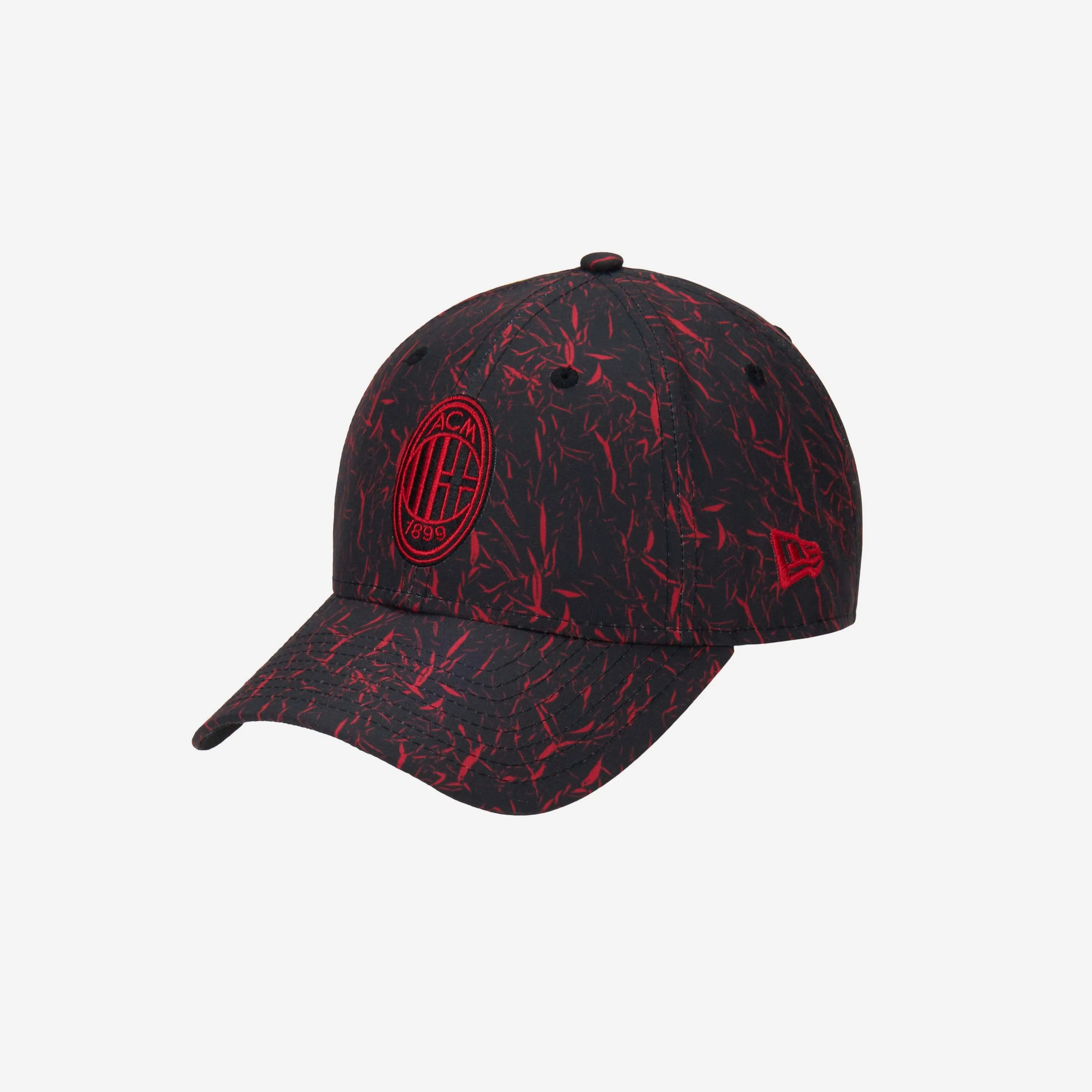 CAPPELLINO 9FORTY NEW ERA X AC MILAN CON LOGO E DETTAGLI ROSSONERI