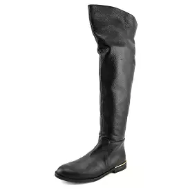 Carmen Marc Valvo Women's 'Drina'  •Black Leather • Over the Knee Boots