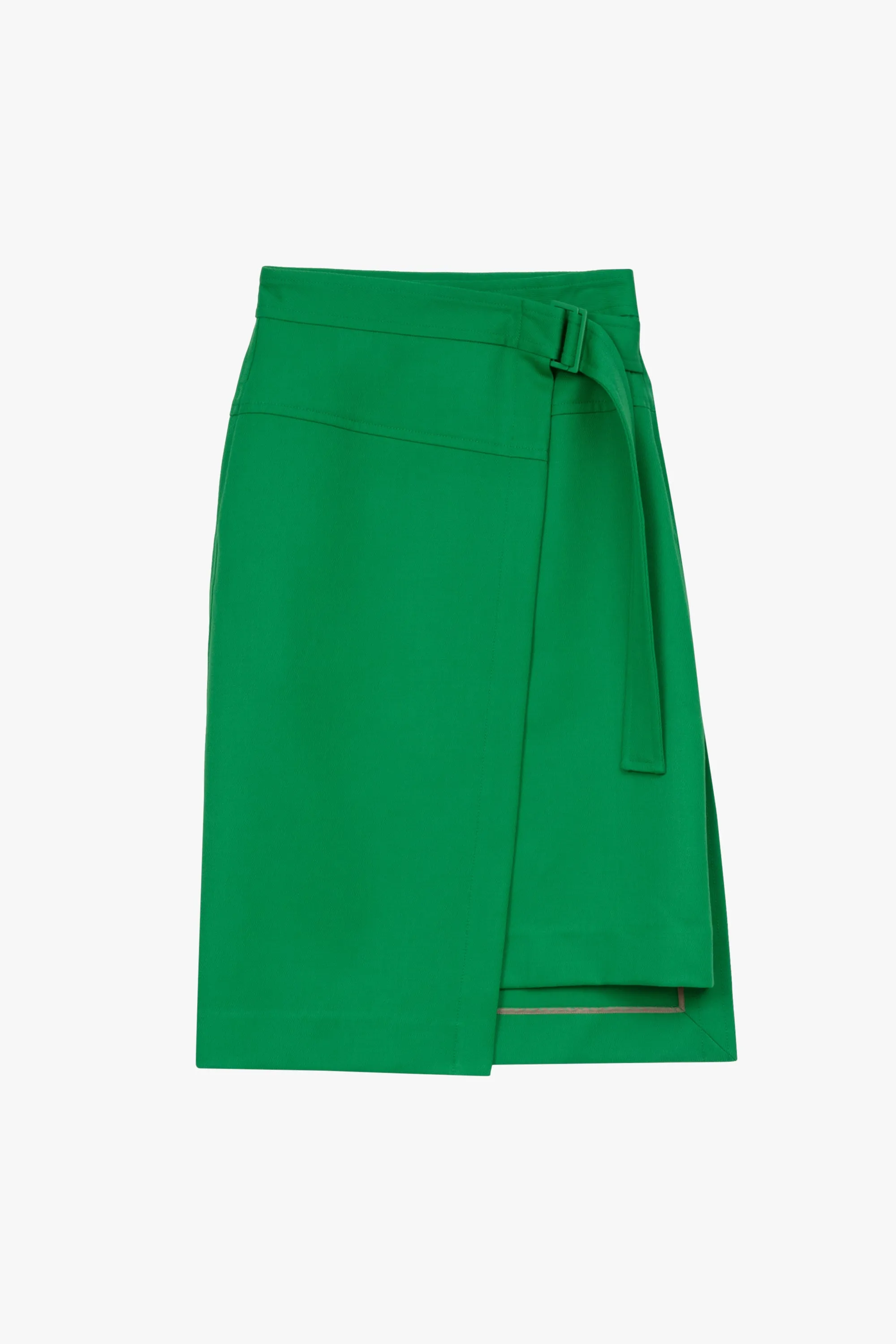 Cavalry Twill Wrap Skirt