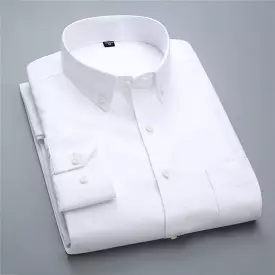 Cotton White Wedding Men Dress Shirt