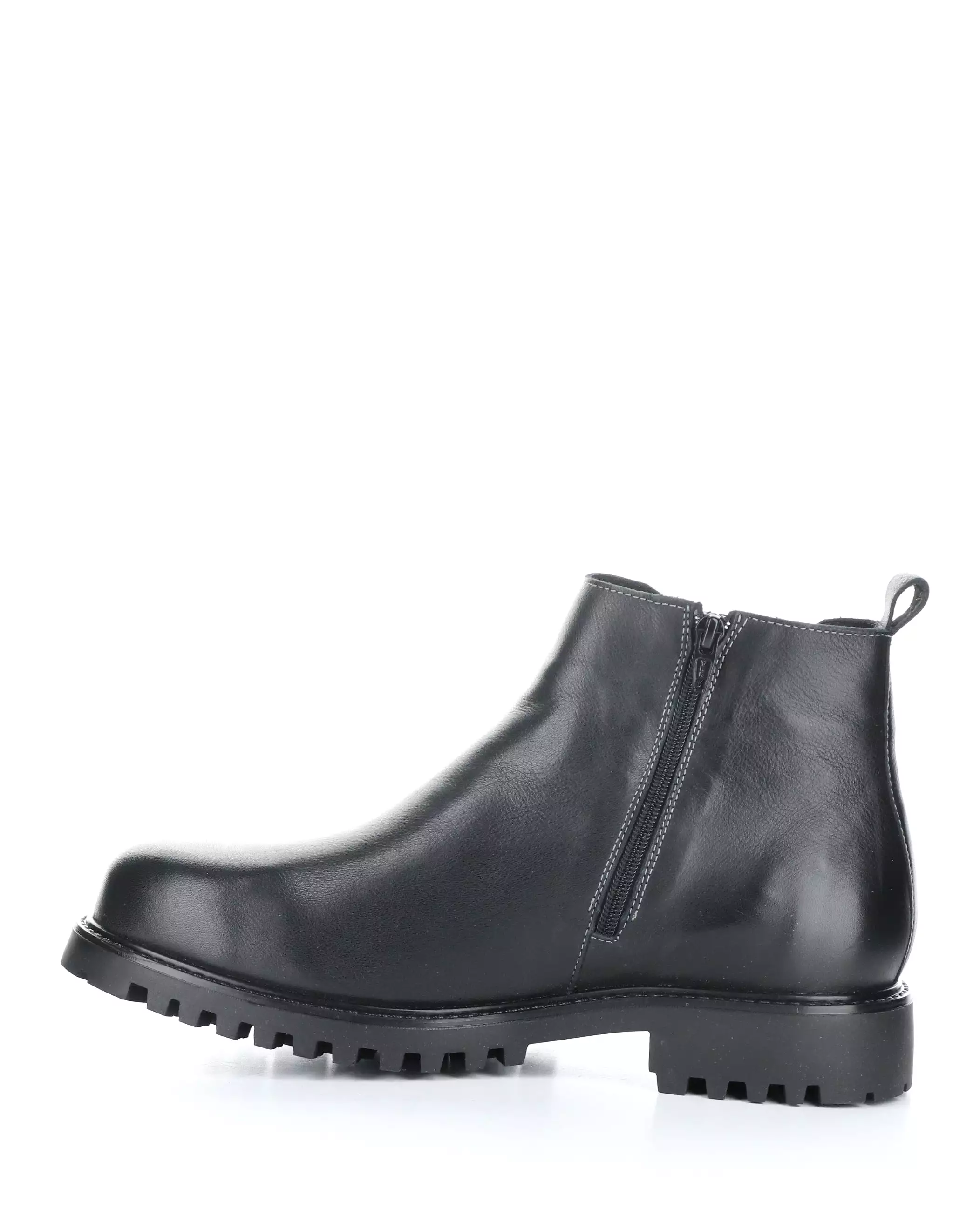 DAX BLACK Round Toe Boots