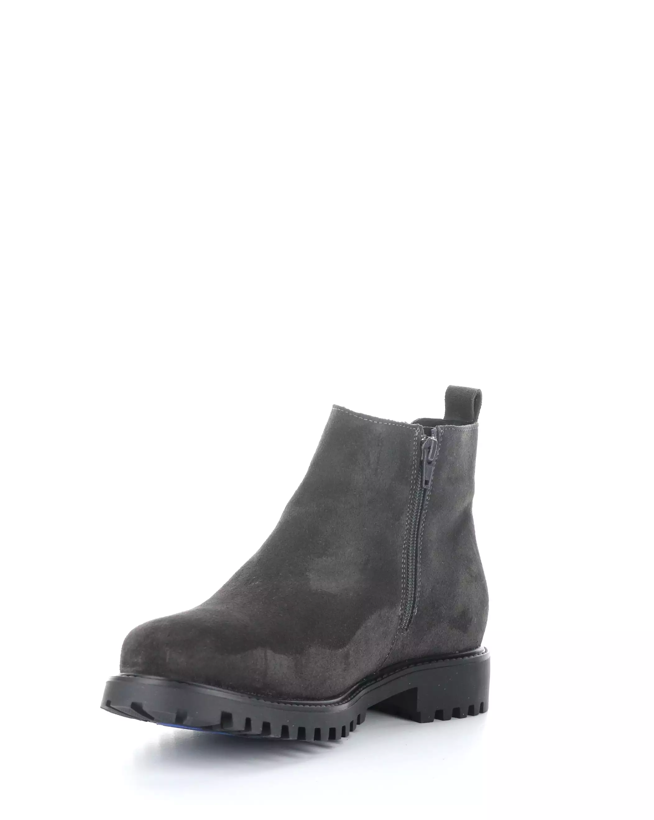 DAX GREY/BLACK Round Toe Boots