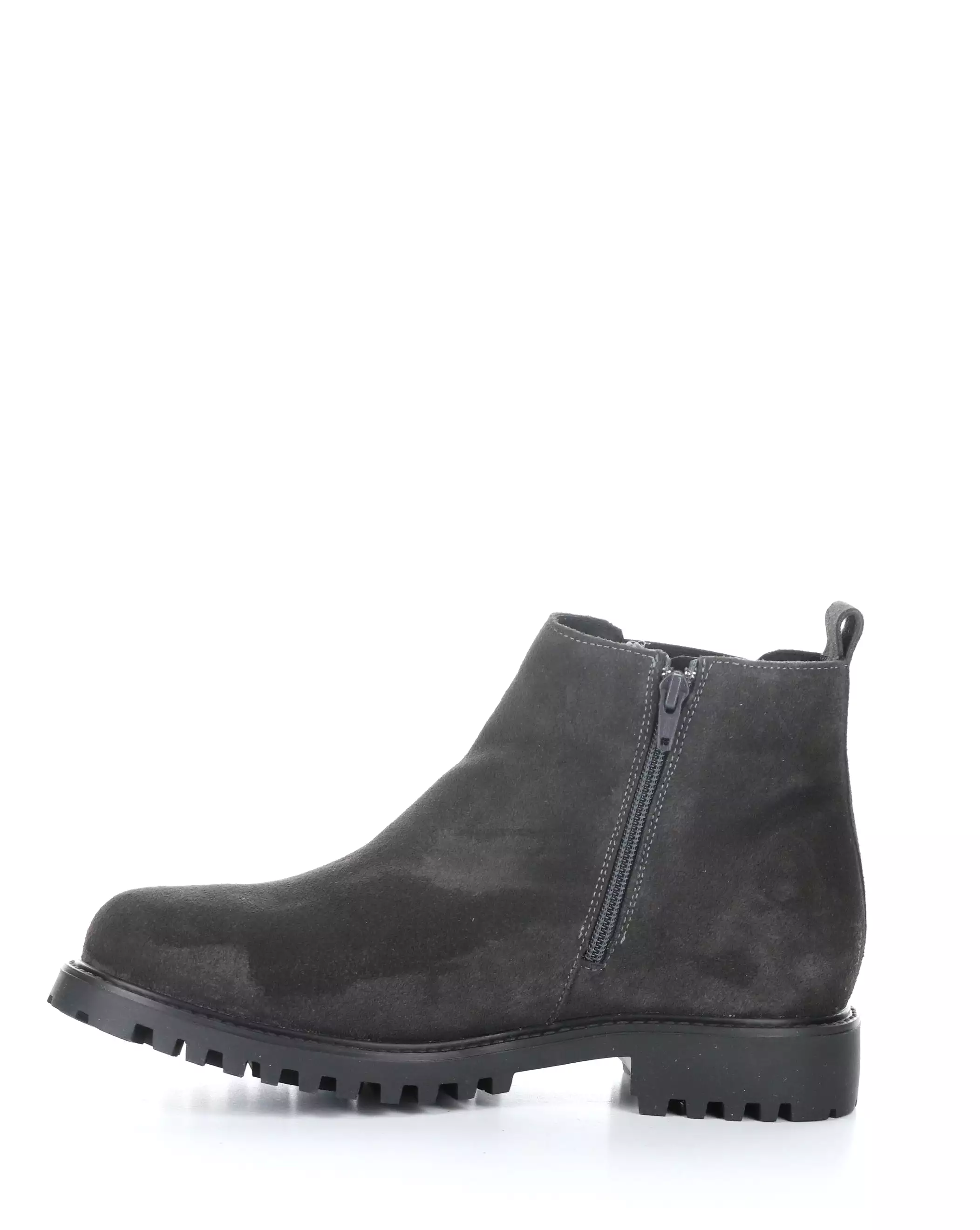 DAX GREY/BLACK Round Toe Boots