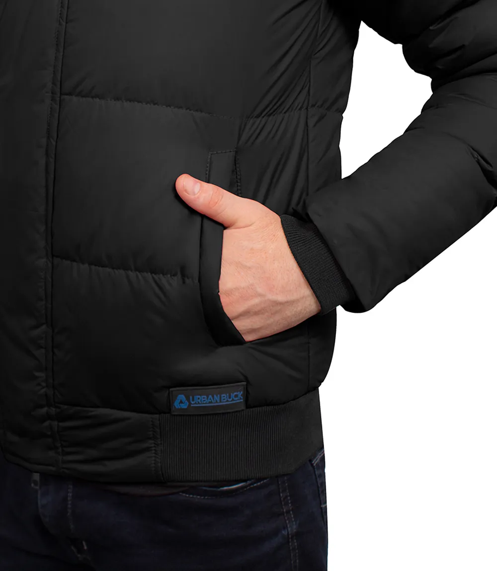 Desmond Black Puffer Jacket