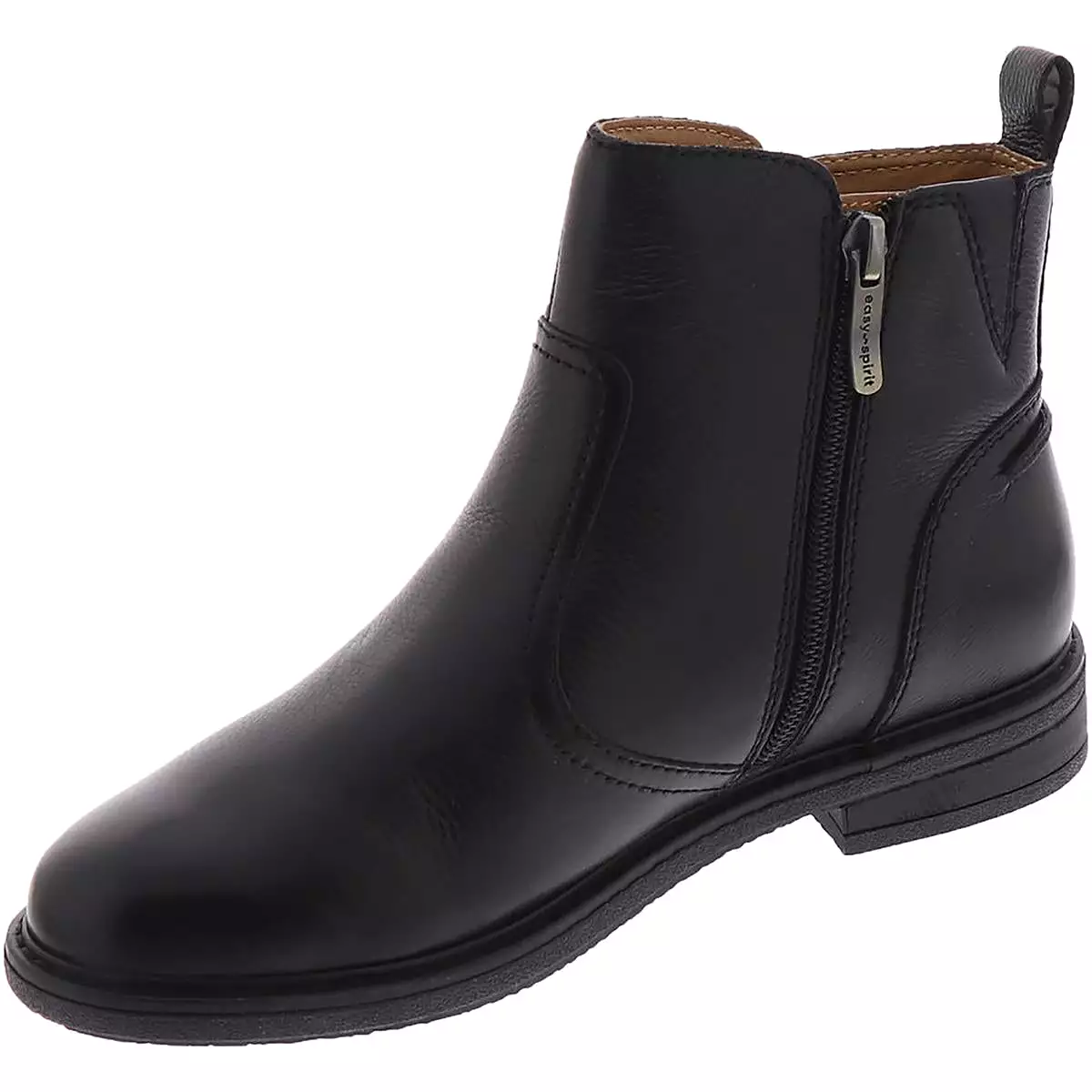 Easy Spirit Womens Juna Leather Ankle Booties