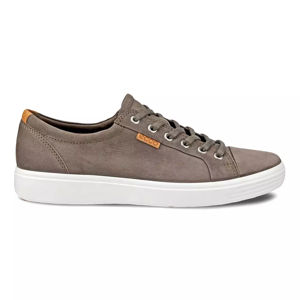 Ecco Men's Soft 7 Lace-Up - Dark Clay/Lion