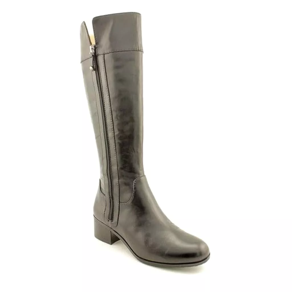 Ellen Tracy Women's 'Success'  Boots -Black Leather-