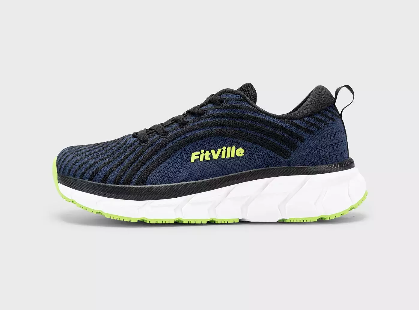 FitVille Men's FlowCore Running Shoes V2