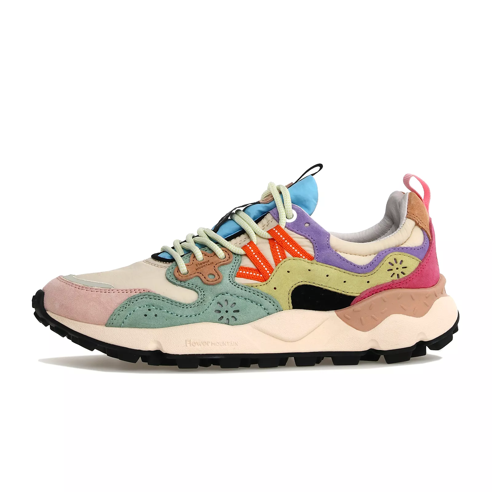 Flower Mountain Yamano 3 Sneaker (Unisex) - Pink/Beige/Light Green