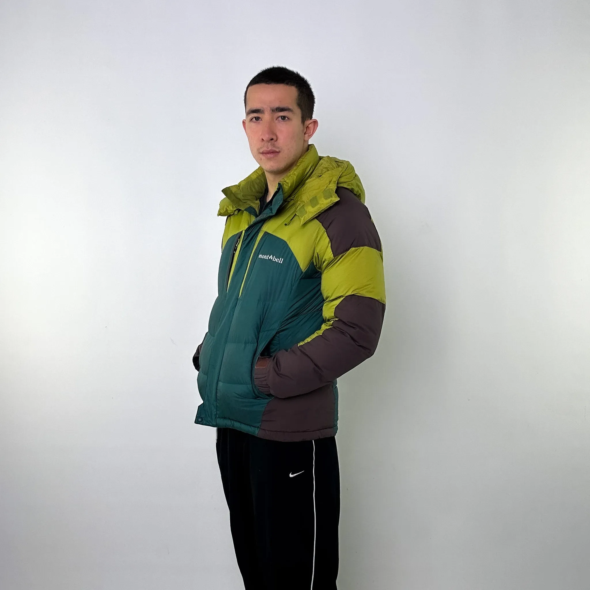 Green 90s Mont Bell EX 700+ Puffer Jacket Coat (L)