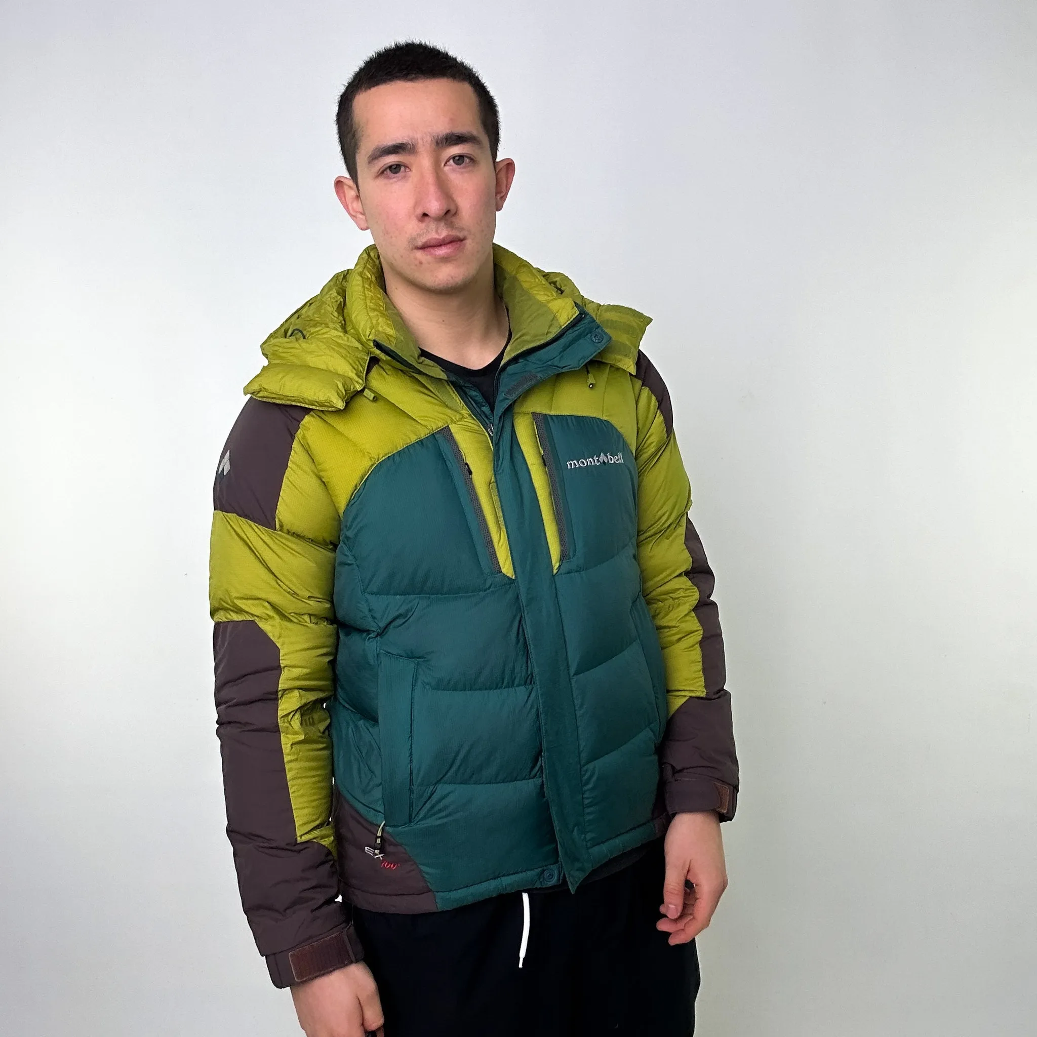 Green 90s Mont Bell EX 700+ Puffer Jacket Coat (L)