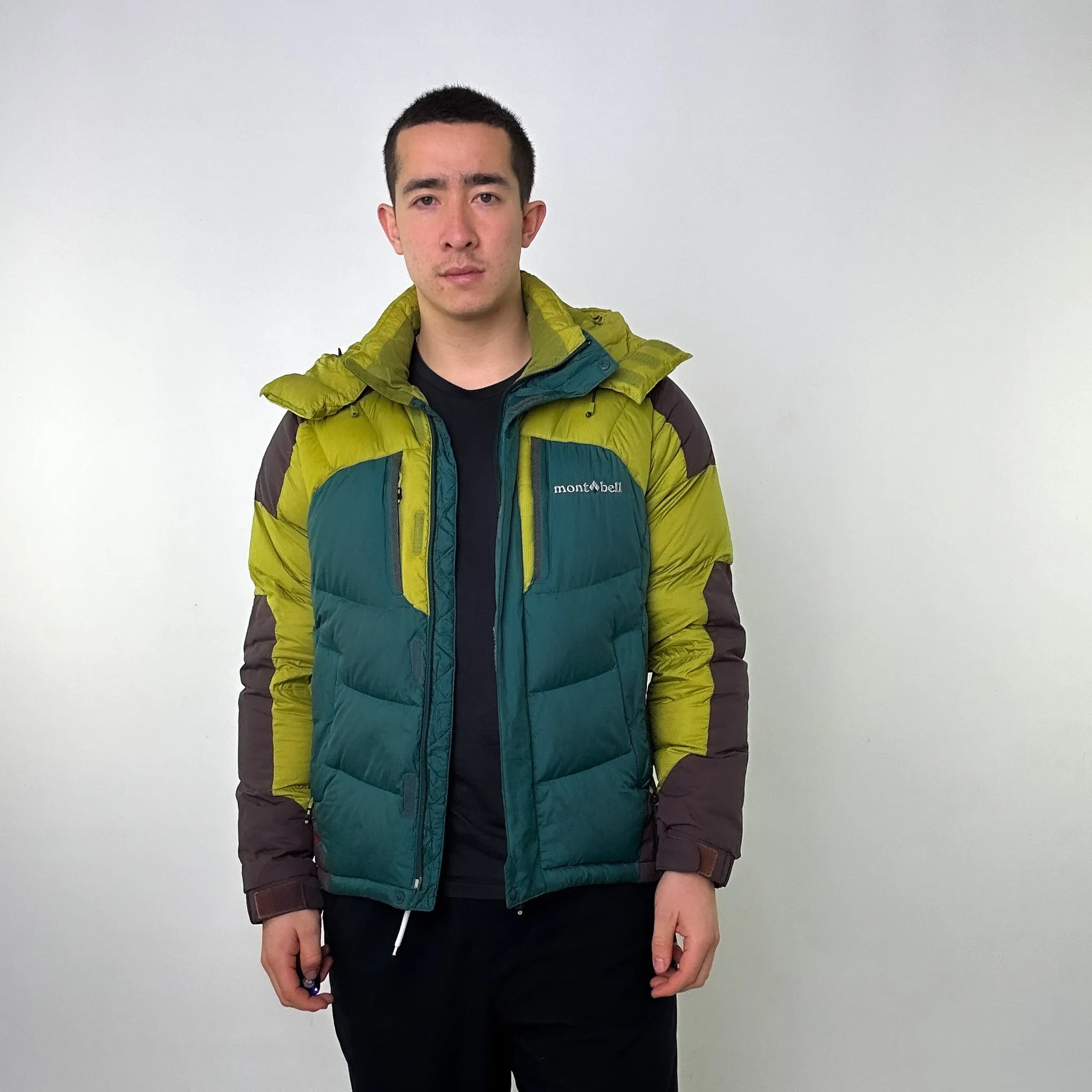 Green 90s Mont Bell EX 700+ Puffer Jacket Coat (L)