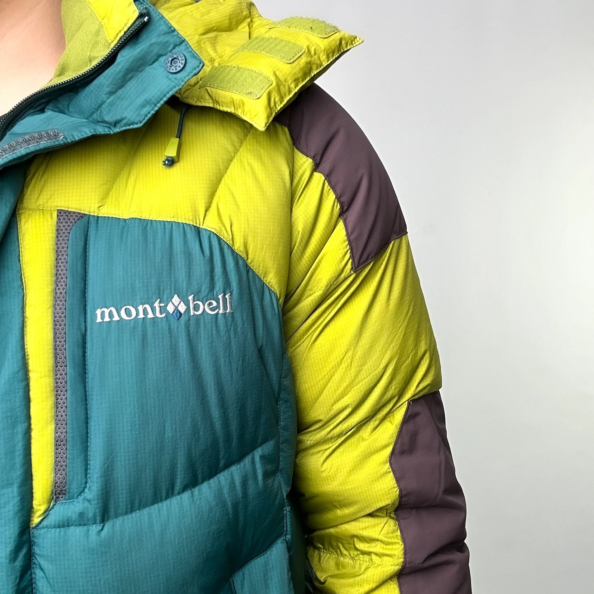 Green 90s Mont Bell EX 700+ Puffer Jacket Coat (L)