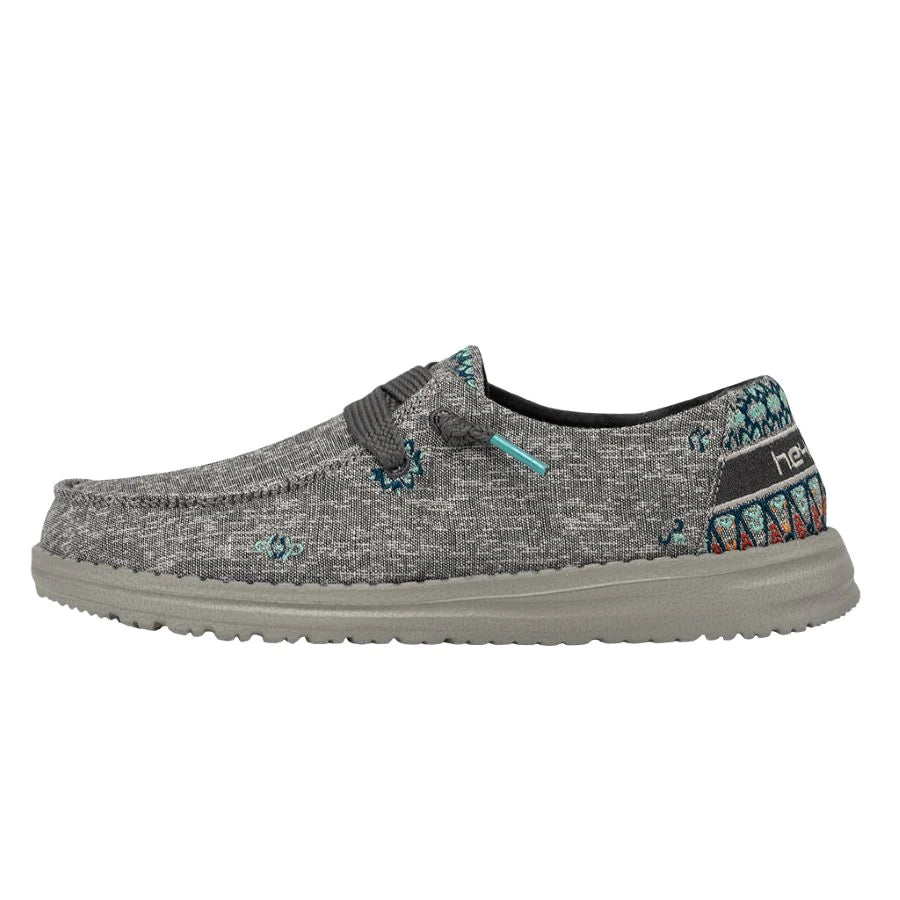 'Hey Dude' Women's Wendy Flora - Tulip Grey