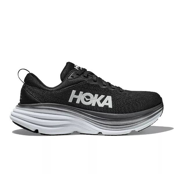 HOKA Women's Bondi 8 Black/White