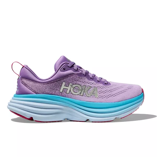 HOKA Women's Bondi 8 Chalk Violet/Pastel Lilac