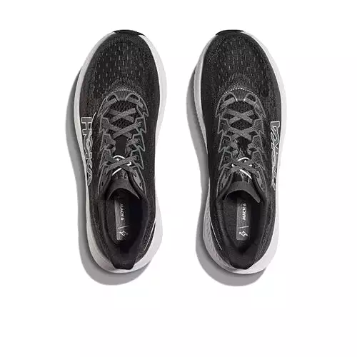 HOKA Women's Mach 6 (Medium Width) Black/White